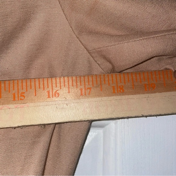 Significant other Elora belted mini blazer Linen dress size 6 front pockets - Picture 11 of 14